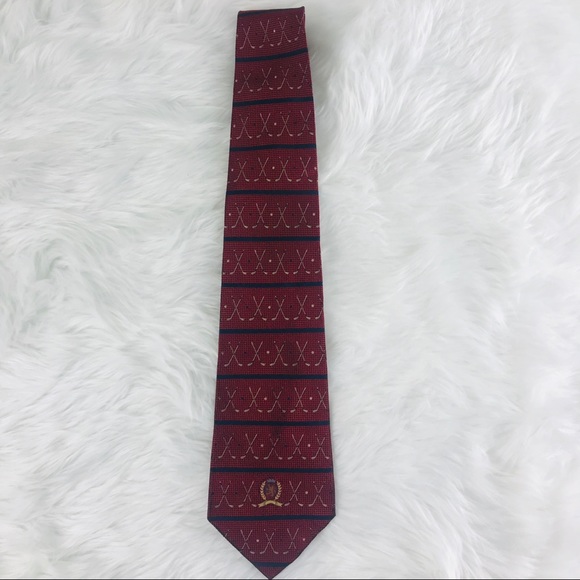 Tommy Hilfiger Other - Tommy Hilfiger Men's Italian Silk Necktie Golf